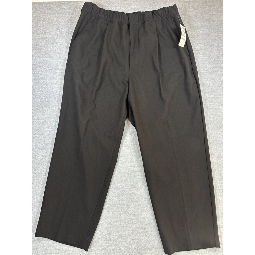 Mode Of One Men's Relaxed Fit Trousers Black Pant NWT Large